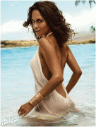 Halle Berry at the beach