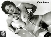 Ruth Roman Nude showing Hairy Pussy.